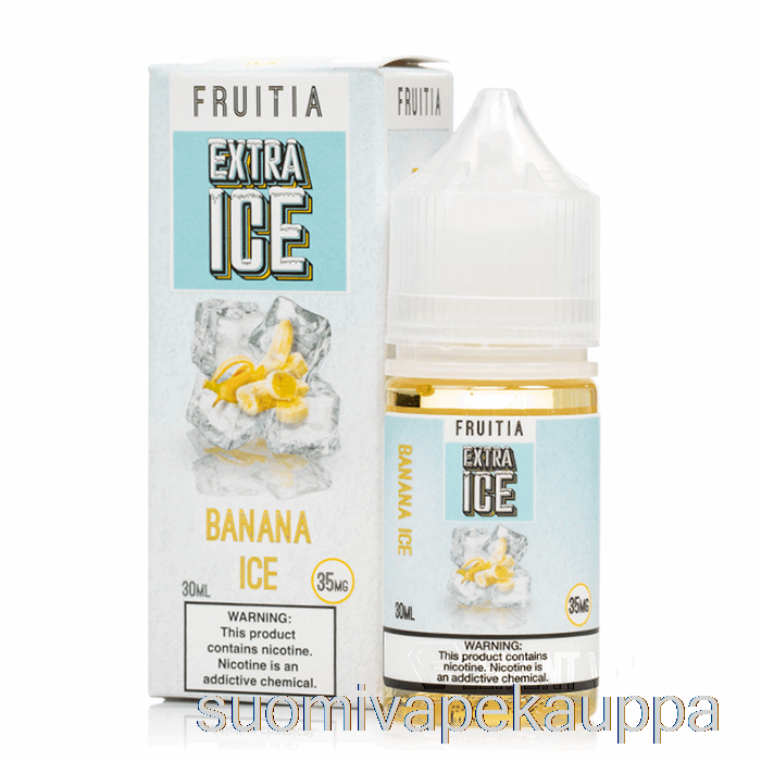Vape Kauppa Banaanijää - Lisäjää - Fruitia Suolat - 30ml 50mg